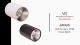 Janus LED Surface COB Downlight Series | White Teak