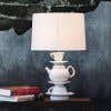 Tea Party (White) Ceramic Table Lamp