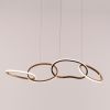Uncuffed (4-Rings, Dimmable LED with Remote Control) Chandelier