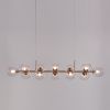 Bedazzled Gold Grand (12 Head, 180 mm Clear Bubbled Glass) Chandelier