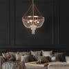 All That Glows (Matte Gold) Crystal Chandelier
