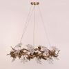 Falling For Flowers (Solid Brass) Crystal Chandelier