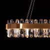 Start From Scratch Large (Oval, Dimmable LED with Remote Control) Crystal chandelier