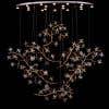 Reason Of The Season (3 Color Dimmable Built-In LED Spot Light With Remote Control) Crystal Tree Branch Chandelier