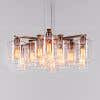 Ice Age Gold (13 Glass Hurricanes) Chandelier