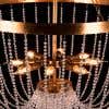 All That Glows (Gold Foil Gilded) Crystal Chandelier