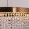 Keep Her Happy (Round, Dimmable LED with Remote Control) Crystal Chandelier