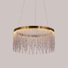Keep Her Happy (Round, Dimmable LED with Remote Control) Crystal Chandelier