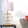 31" Gold Scroll Table Lamp