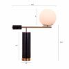 Blind Sighted (Black, Gold, Smart LED) Marble Table Lamp