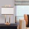 Gold & Behold (White) Marble Table Lamp