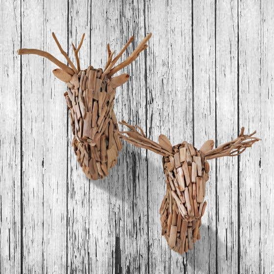 Buy online wooden deer decor for your living room @ whiteteak.com