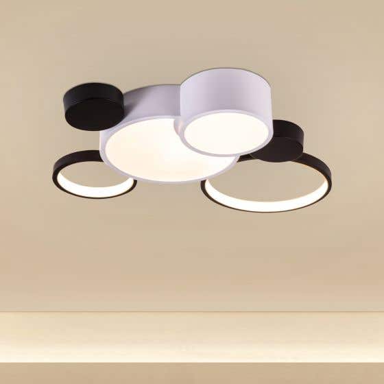 Heat Wave (Medium, Dimmable LED with Remote Control) Ceiling Light