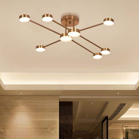 Walk On By (Large, Dimmable LED with Remote Control) Ceiling Chandelier