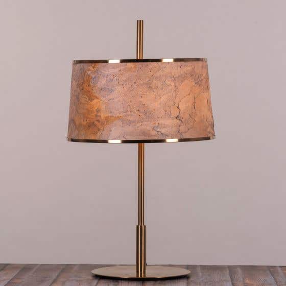 Clean Slate (Stone Veneer Shade) Table Lamp
