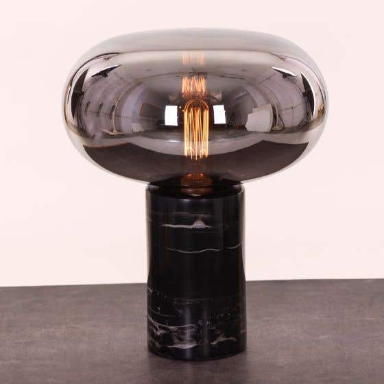 Gold Dust (Smokey Grey) Marble Table Lamp