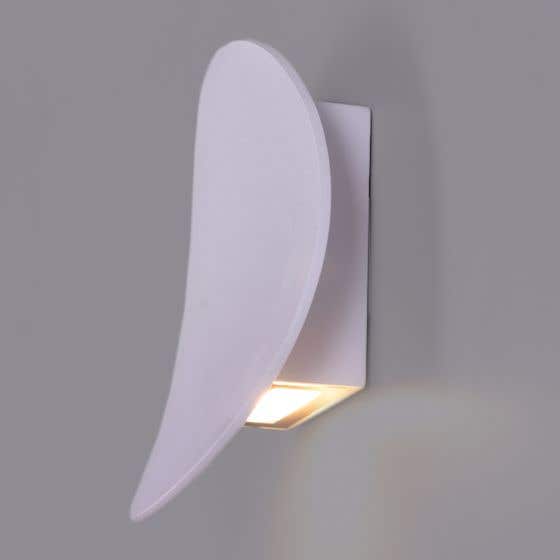 Insightful (White, Built-In LED) Wall Light