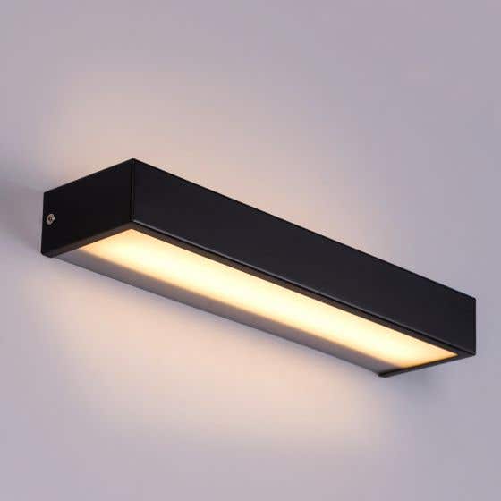 Safe Haven (Medium, Black) Built-In LED Vanity Light
