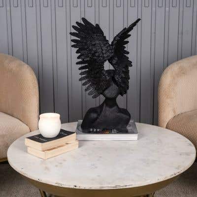 Mapping The Realm (Black) Home Decor