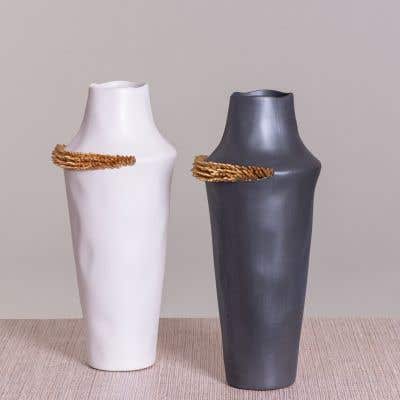 Dare to Care Ceramic Vases