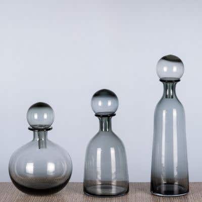 Wine & Dine Clear Glass Vases