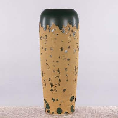 House Of Hope (Small, Forest Green / Sand) Ceramic Planter