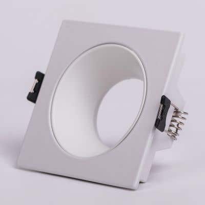 Argo- 75MM (Small, 1 Head, Square) White/White LED MODULE COB RING (DL01-10121)