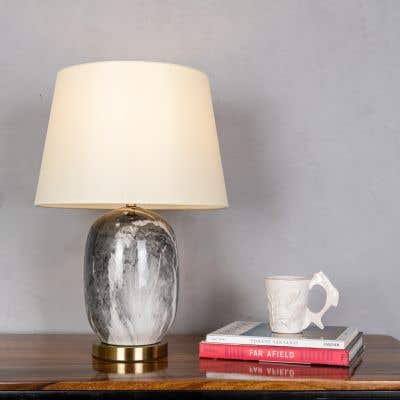 RSVP Please Marble Table Lamp