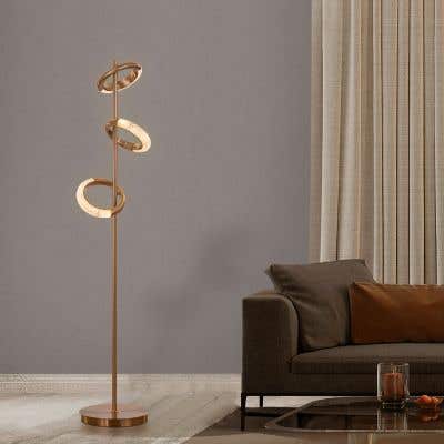 Lot To Unpack (Dimmable LED with Remote Control) Floor Lamp
