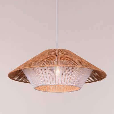 Mean What You Say Rattan Pendant Light 