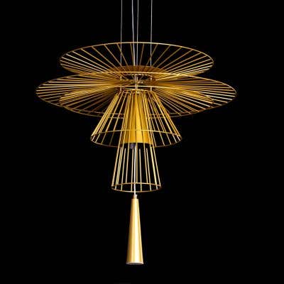 Asked Without Asking (Gold) Pendant Light