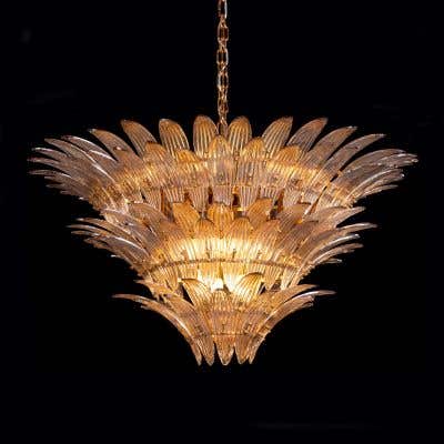 Land This Plane Glass Chandelier