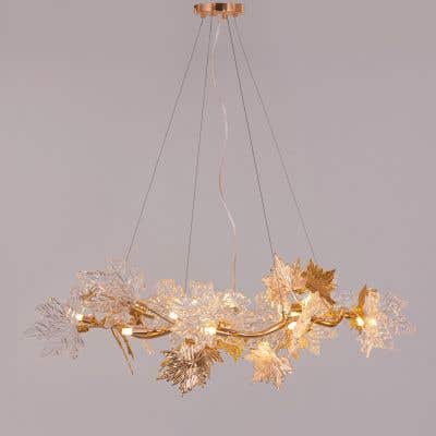 Falling For Flowers (1- Layer, Crystal) Tree Branch Chandelier