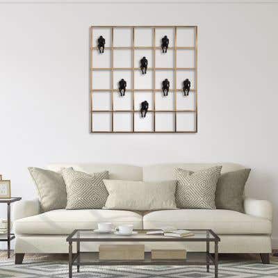 Man In The Grid Home Decor