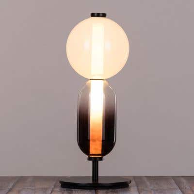 Bright Side (Brown, Built-In LED) Table Lamp