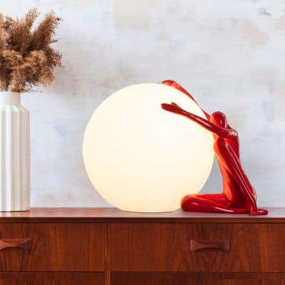 Hideout (Red) Table Lamp