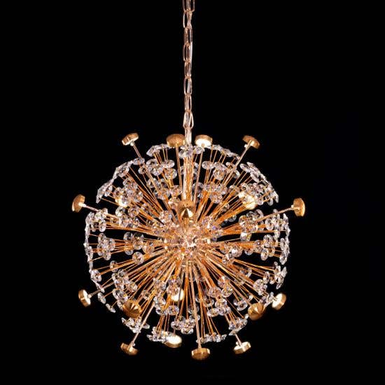 Soaring Signature (Clear Crystal, Built-In LED with Remote Control) Crystal Chandelier