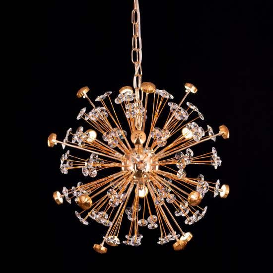 Soaring (Clear Crystal, Built-In LED with Remote Control) Crystal Chandelier
