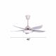 Oxford Street (46" Span, White Finish Metal Body, Glossy White ABS Blades) LED Ceiling Fan