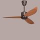 Turin (46" Span, Chrome Finish Metal Body, Maple Finish ABS Blades) Ceiling Fan