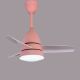 Little Mermaid (Kids' Room, 36" Span, Pink Finished Metal Body, White ABS Blades) LED Ceiling Fan