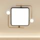Time Will Tell (Brown, Dimmable LED With Remote Control) Ceiling Light