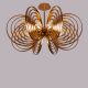 Time To Shine (Large, Antique Gold Foil Gilded) Ceiling Light