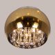 Enchanted Gold Waterdrop Mirror Finish (40 CM) Crystal Ceiling Light