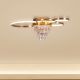Make It Rain Signature (3 Colour, Dimmable LED with Remote Control) Crystal Ceiling Light