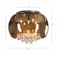 Enchanted Gold Mirror Finish (40 cm) Ceiling Crystal Chandelier