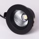 Delia- 7W Black (2700-6300K) 3 Color Tunable & Dimmable LED with Remote Control Recess COB Downlights (DL01-10153)