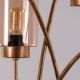 Twisted Cluster (Antique Gold Finish, Amber Glass) Floor Lamp