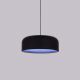 14" Artistic (Black) Smart LED Pendant Light (3 smart LED bulbs included)