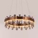 Start From Scratch Medium (Round, Dimmable LED with Remote Control) Crystal Chandelier